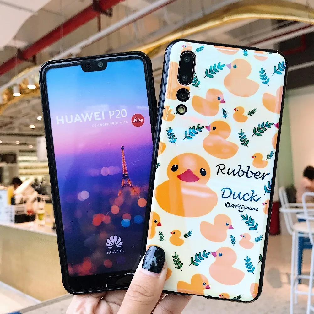 For huawei P20 lite P20pro nova 3 3e 2s 2plus cover Cute cartoon starry meteor phone case for honor 10 9 8 V9 V10 case chain str