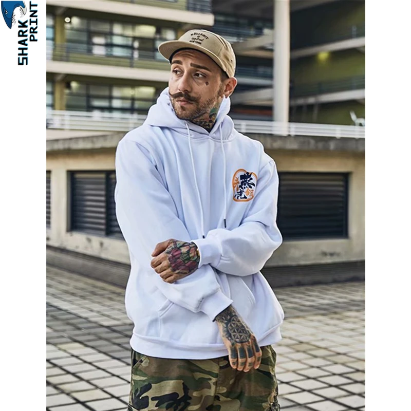 SharkPrint Stylish Skateboarding Thin Hoodie Hip Hop Sweatshirts for Men Street Wear Leisure Clothes Sport Tops Birds Print SharkPrint Stylish Skateboarding Thin Hoodie Hip Hop Sweatshirts for Men Street Wear Leisure Clothes Sport Tops Birds Print