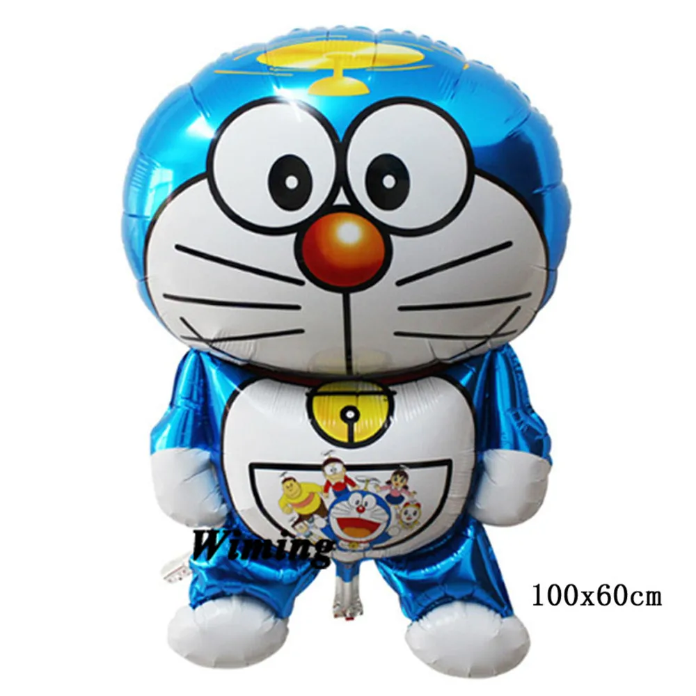 Детские воздушные шары для дня рождения doraemon, украшения для первого дня рождения, Детские Игрушки для маленьких детей, воздушный шар с мультяшным котом дораэмоном - Цвет: Design 1