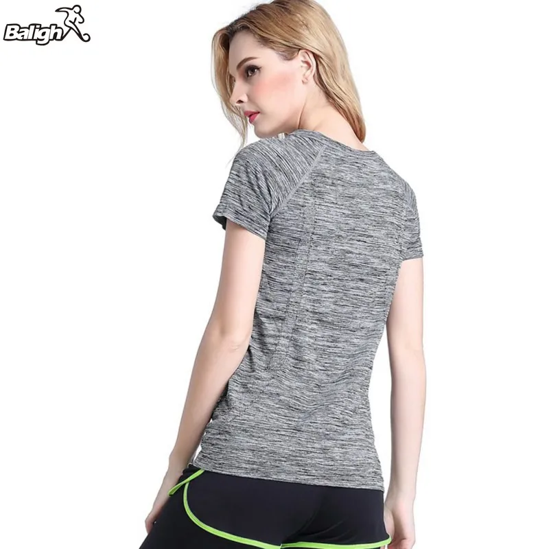 Women Quick Dry Sports T-Shirt Gym Fitness Yoga Workout Short Sleeve Tops