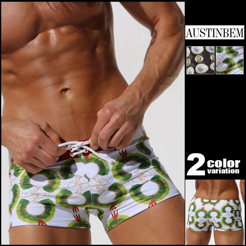 

High Quality Austinbem Swimwear Men Calzoncillos Bathing Suit Gay Swimwear Zwembroek Heren Sunga Maillot De Bain Homme 22801