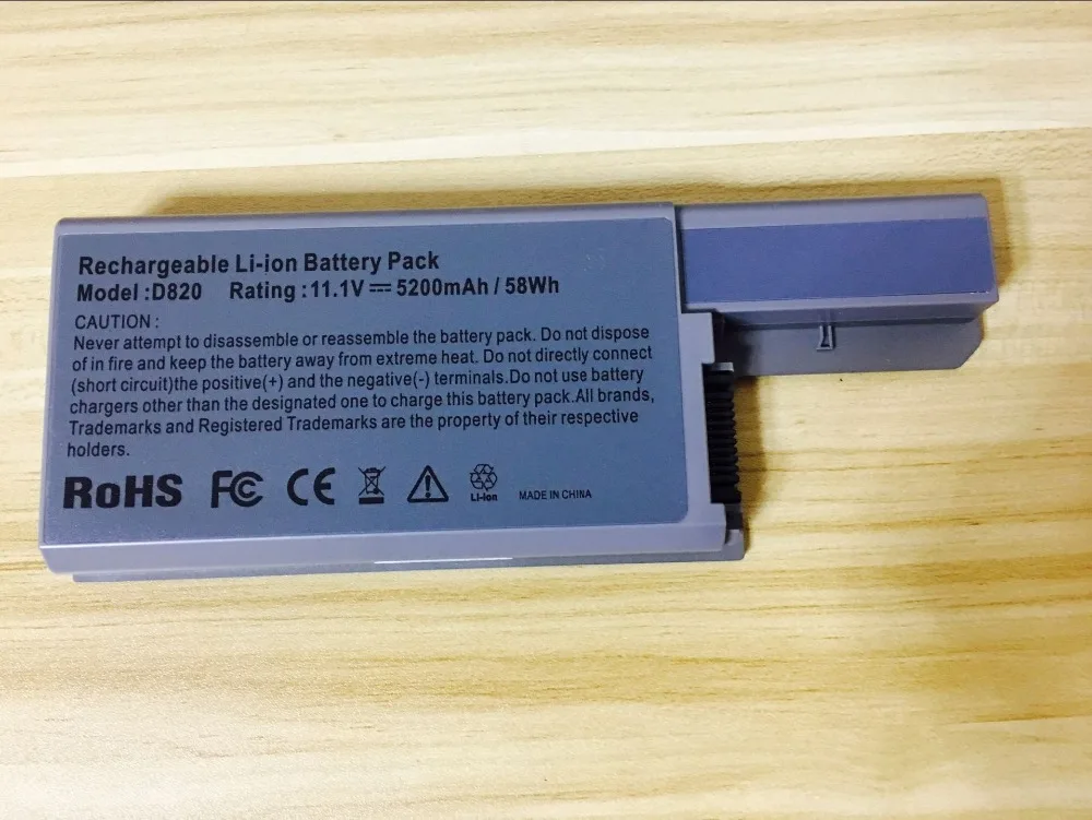 

News battery for Dell Latitude D530 D531 D531N D820 D830 Precision Workstation M65 M4300 series YW652,YW670, TC030 11.1V 5200mA