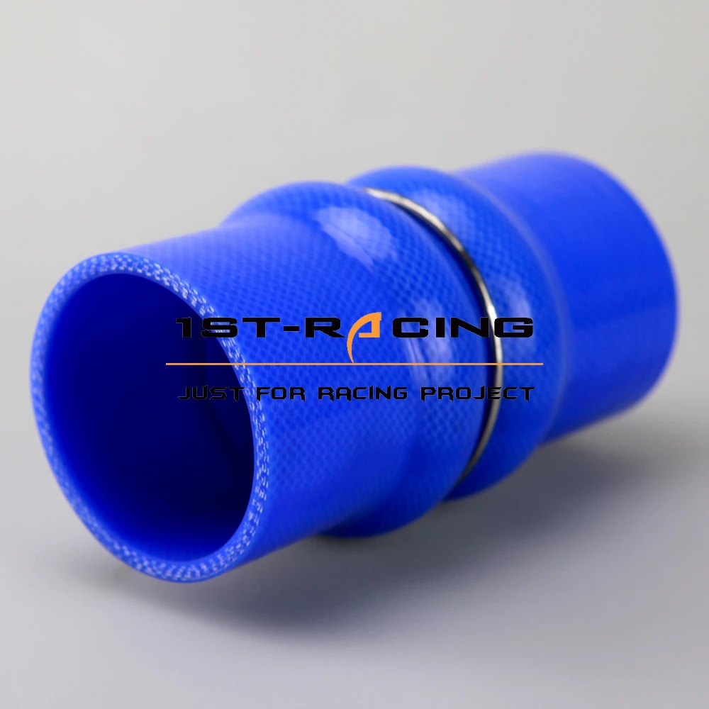 89mm 3.5" BLUE SILICON HOSE DOUBLE HUMP HOSE Straight Hump Coupling