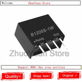 

10PCS/lot B1205S-1W B1205S DIP-4 12V to 5V DC-DC Isolated power module