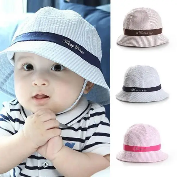 

Fashion Cute Toddler Infant Sun Cap Summer Outdoor Baby Girls Boys Hats Sun Beach Bucket Hat 3 Colors Newborn Photography Props