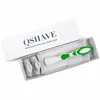 Qshave serie verde mujer dama maquinilla de afeitar cumpleaños San Valentín chica hermana regalo pelo eliminación depiladora con 2 piezas X5 EE. UU. hoja ► Foto 2/6