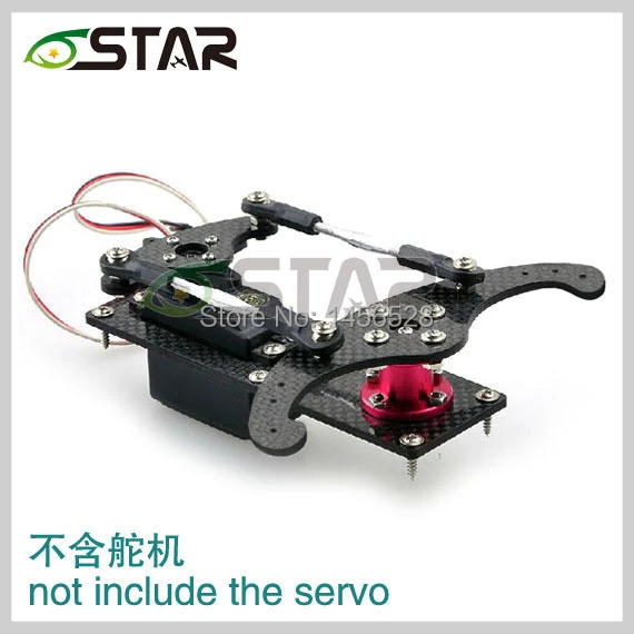 rc Airplane Carbon Fiber Vertical Rudder Mount Rudder Tray + servo arm