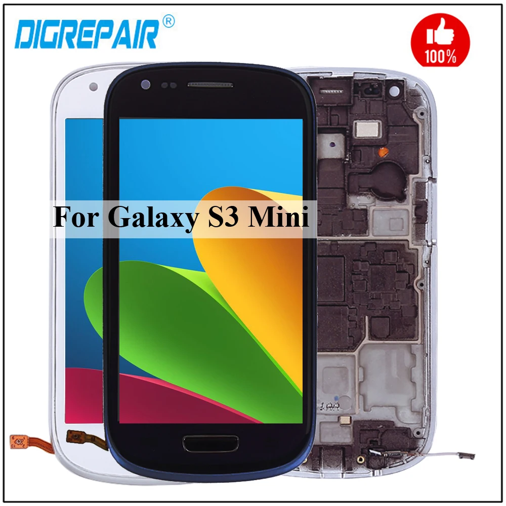 For Samsung S3 Mini Display i8190 LCD Display with Touch Screen