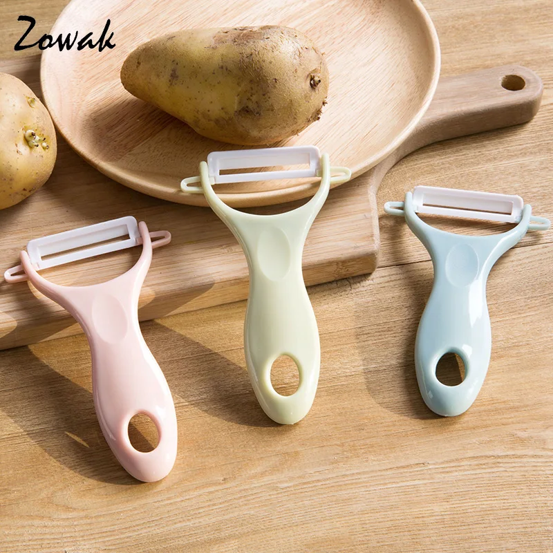 1pc Ceramic Blade Vegetable Peelers for Fruit Veggie Cleaning Carrot