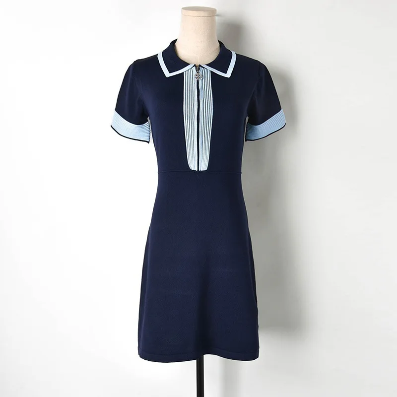 

Summer Korean Office Lady Knit Sweater Dress Women Casual Party Club Dress 2019 New Autumn Elegant Vintage Bodycon Cotton Dress