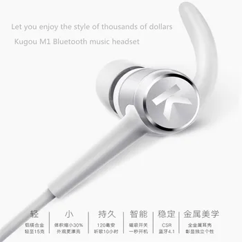 

Original Kugou K1 Bluetooth Earphone Wireless Music Headset Magnetic suction design In-Ear Long Life Phone Universal Stereo