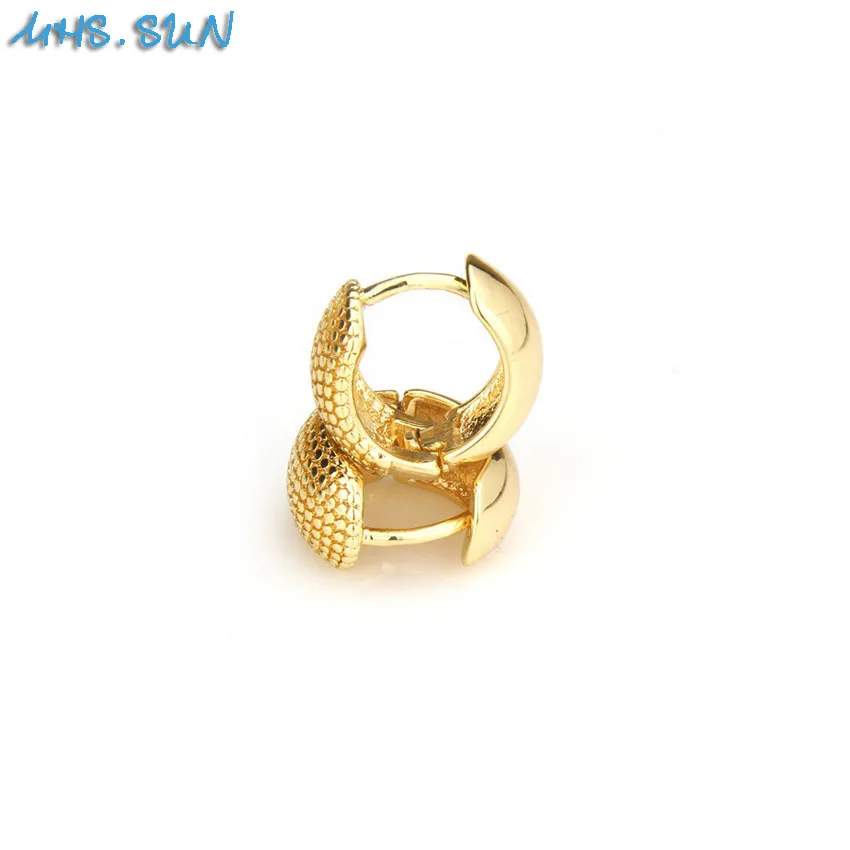 MHS. SUN, Новое поступление, золотые женские серьги-кольца, южноамериканский стиль, круглые серьги для девушек, вечерние, свадебные ювелирные изделия, 1 пара