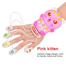 Многофункциональный палец электронное пианино Дети головоломка раннего обучения музыкальная игрушка Детские творческие образовательные Забавные игрушки случайный цвет P10