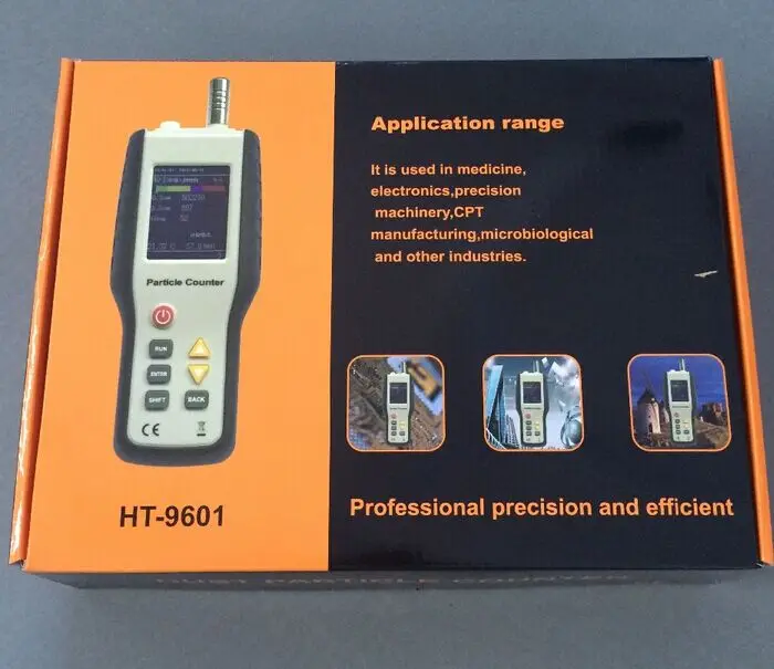 HT-9600 Высокочувствительный PM2.5 детектор частиц монитор профессиональный пыль монитор качества воздуха ручной счетчик частиц