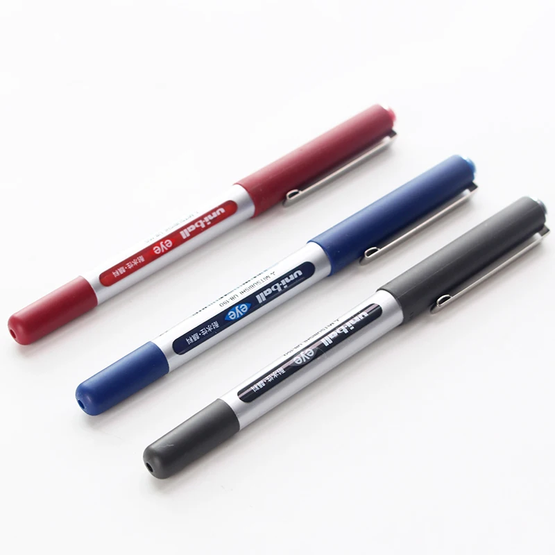 Uni UB-150 водостойкая шариковая ручка прямого типа ручка для подписи 0,38 мм 0,5 мм одношариковая гелевая ручка для глаз