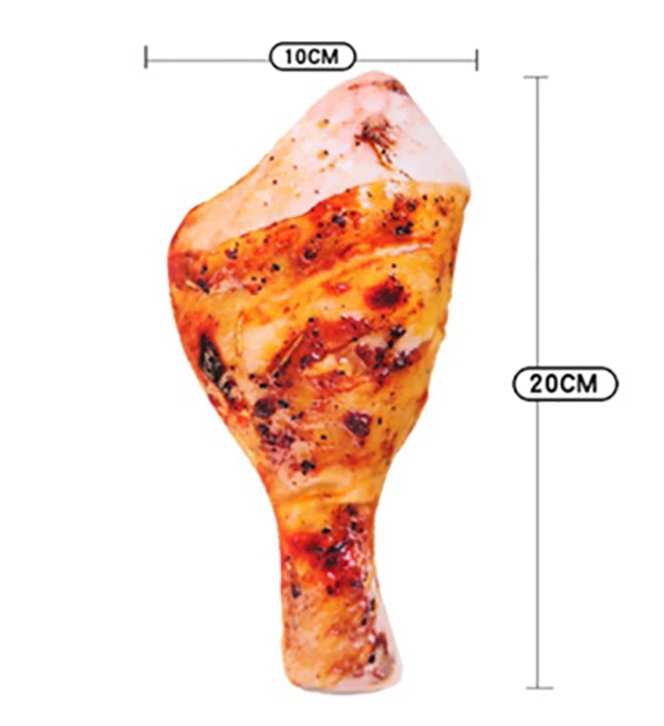Собака игрушка для прикуса игрушечная собака, издающая звуки Искусственный Вкусный говядины куриная ножка Fried Egg Соблазнительные Еда дизайн игрушки для домашних животных