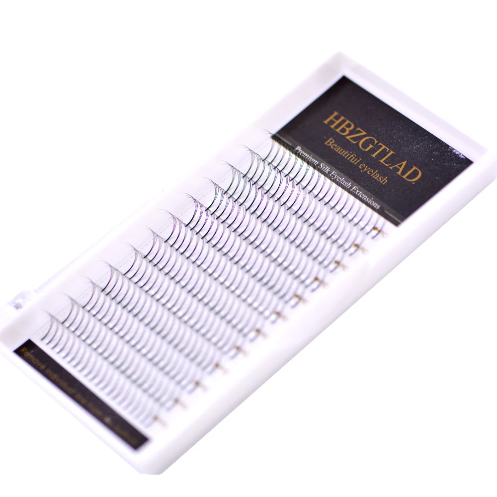 

1Tray/Set Premade 3D Volume Lash Fans 3D Classic Fans Semi Permanent Individual Eyelash Extensions Free Shipping