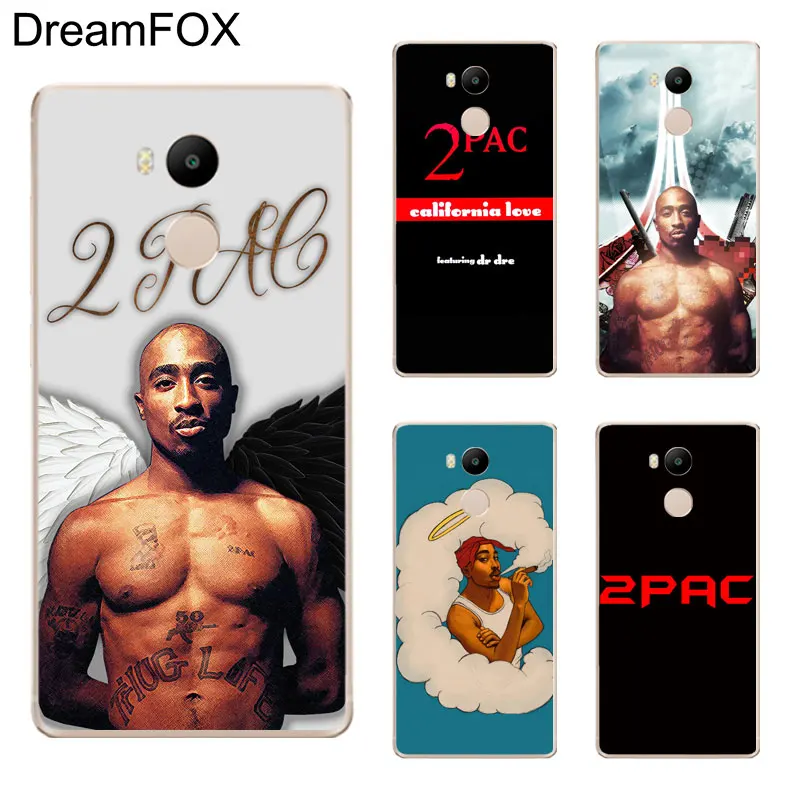 DREAMFOX K256 2PAC Мягкие TPU силиконовый чехол для Xiaomi Redmi Note 3 4 5 плюс S 4A 4X 5A Pro глобальный |