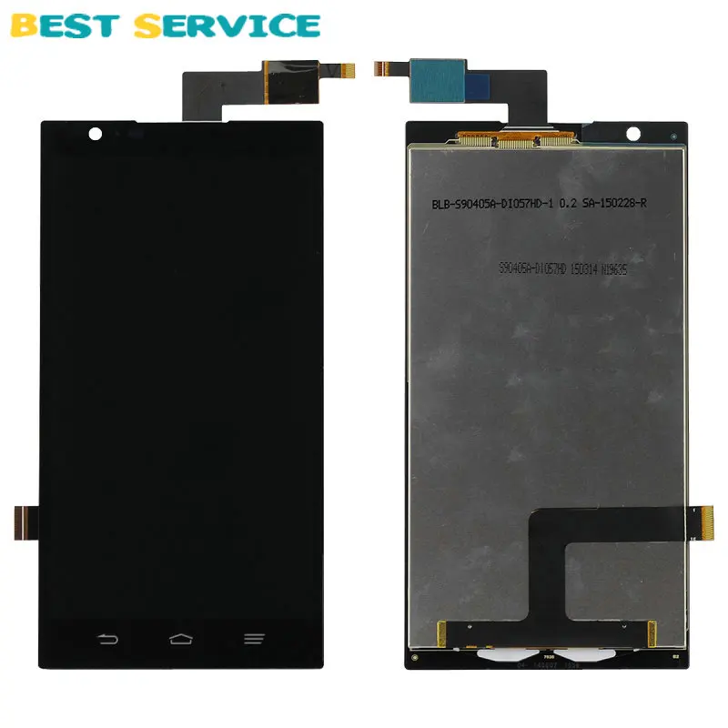 Для ZTE zmax Z970 ЖК дисплей Экран Дисплей с Сенсорный экран Digitizer Ассамблеи Черного