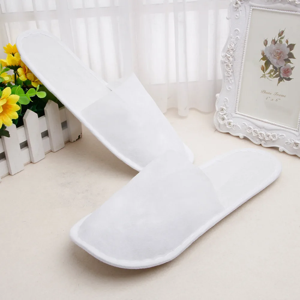 

THINKTHENDO Portavle 3mm Comfortable Disposable Slipper For Hotel Air Travel Party Home Salon SPA