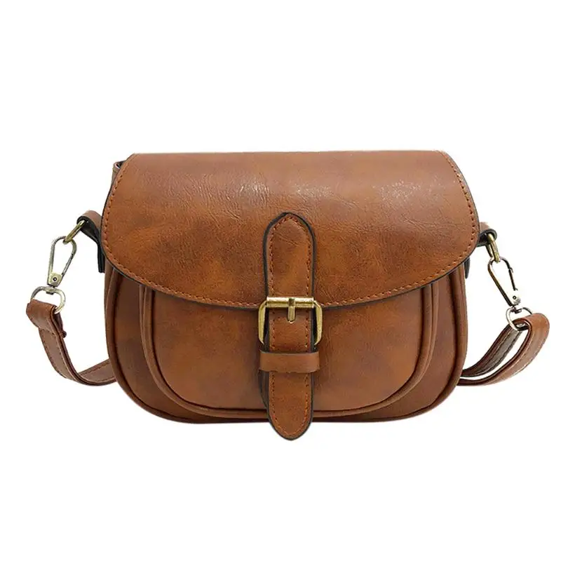 

Vintage Small Square Button Bag Women Messenger Bags Cross Body Bag PU Leather Mini Female Shoulder Bag Handbagsbolsa feminina