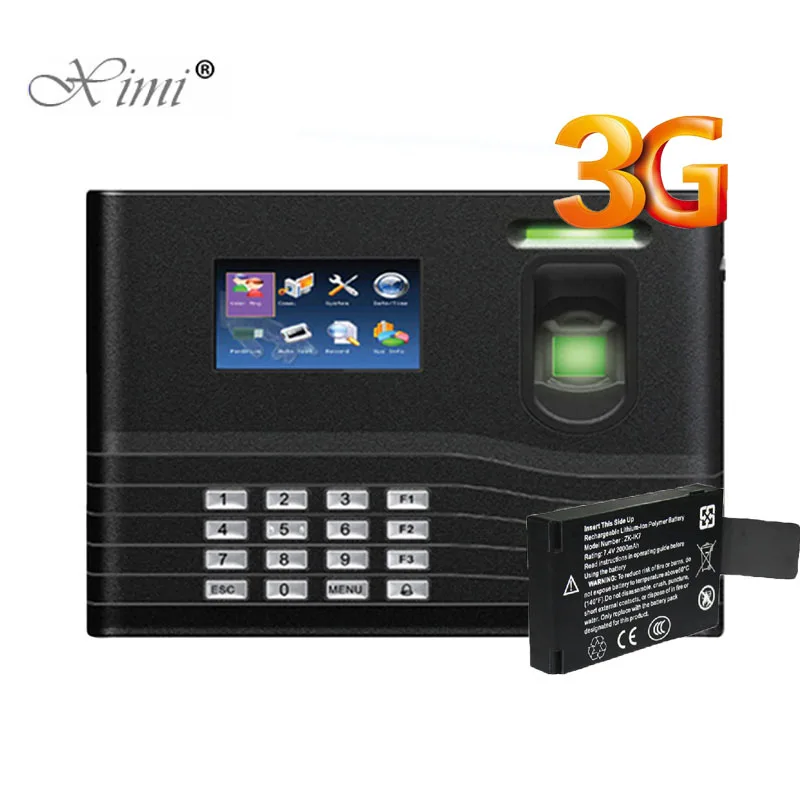 

ZKteco IN01-A 3G Biometric Fingerprint Time Attendance And Access Control ZK Door Access Control System With Backup Battery