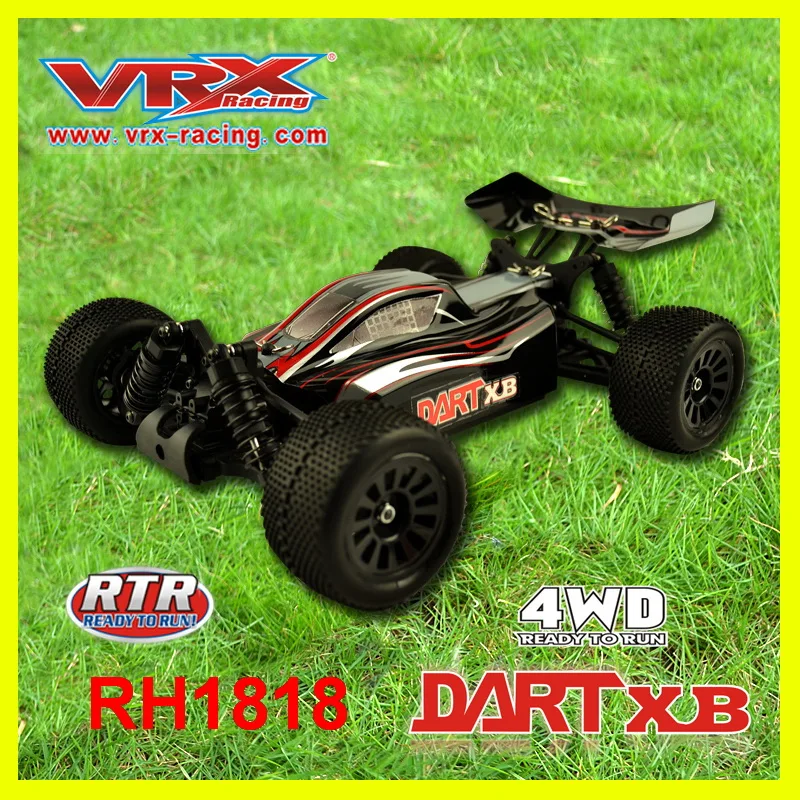 VRX Racing RH1818 Дротика XB 1/18 матовый 4WD Электрический Радиоуправляемый автомобиль, не входит в комплект батарея и зарядное устройство, мини-автомобиль игрушки с пультом дистанционного управления