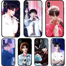 Euphoria Jungkook kim namjun KPOP, мягкий черный чехол из ТПУ для Apple iPhone X, XR, XS MAX, 7, 8, 7 plus, 6, 6S Plus, 5, 5S, SE