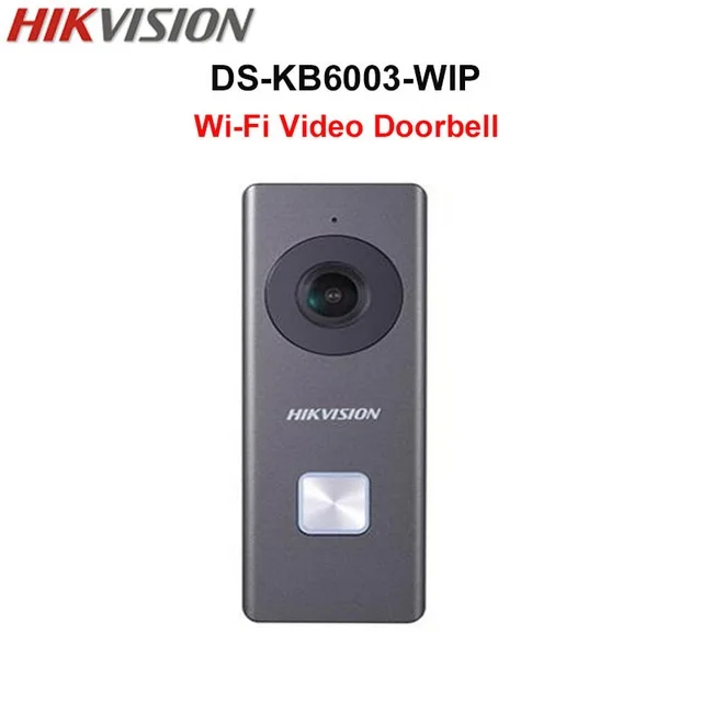 Hikvision wifi видео Дверные звонки ds-kb6003-wip Встроенный всенаправленный микрофон и