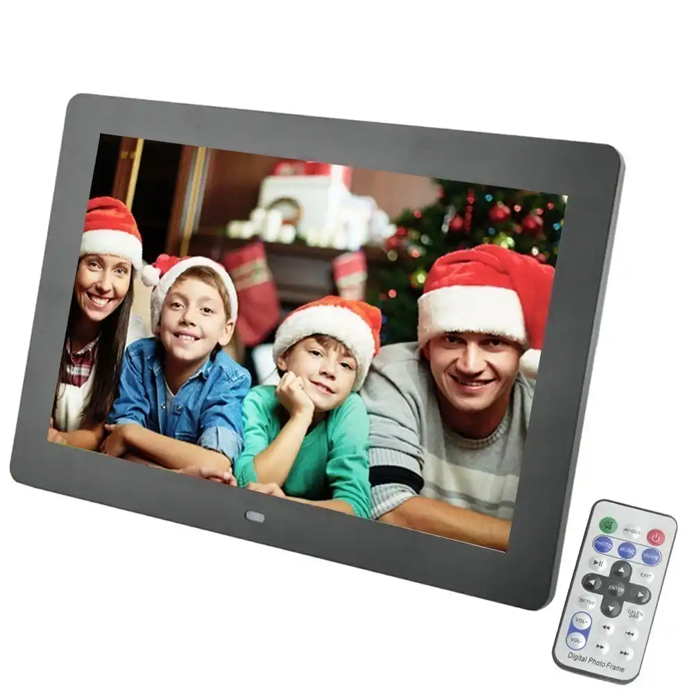10 дюймов TFT Экран светодиодный Подсветка HD 1024*600 цифровая фоторамка электронный альбом для фотографий музыки MP3 MP4 порта Retrato цифровой - изображение