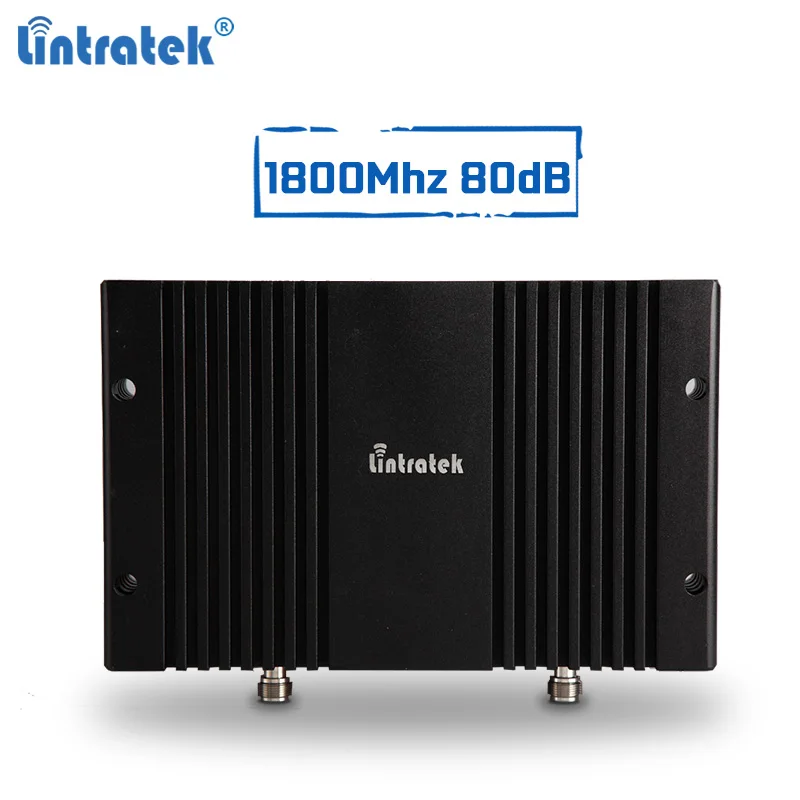 Мощный 80dBi gsm ретранслятор 1800 МГц DCS усилитель сотового сигнала 2g 3g 4g LTE AGC MGC с ЖК