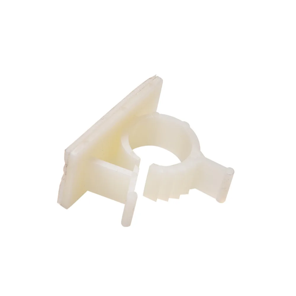 10PCS 13mm High Quality White Self Adhesive Cord Cable Wire Clipsin