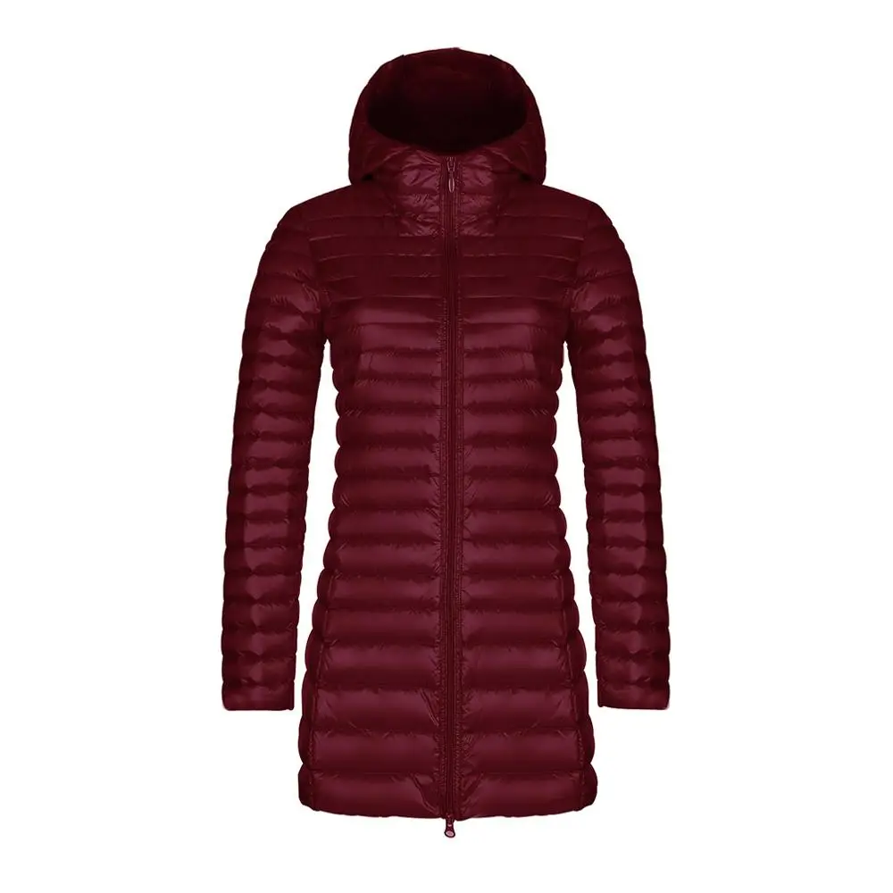 5XL 6XL размера плюс, длинный пуховик, Женское зимнее пальто, парка, ультра легкий пуховик, Женская куртка с капюшоном, ветронепроницаемый пуховик, женские пальто