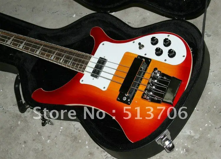 

Cherry Burst 4003 4-string Electric Bass with hardcase HIgh Quality Best Selling