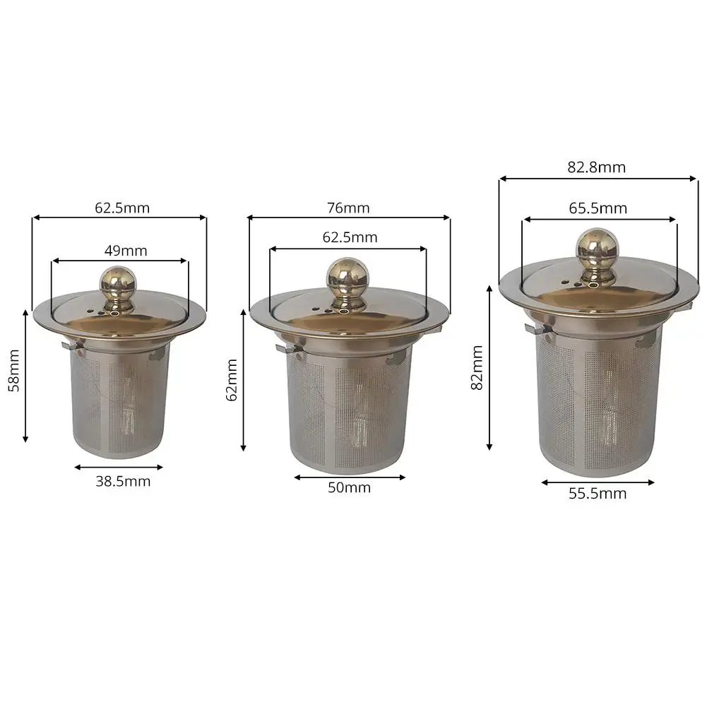 Stainless Steel Mesh Tea Infuser Tea Strainer Leak Maker Funnel Teapot Loose Leaf Spice Coffee Filter Drinkware Accessories