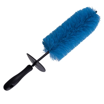

beler Blue Car Auto PP Wheel Tire Rim Scrub Brush Washing Cleaner Cleaning ToolCar Accessories