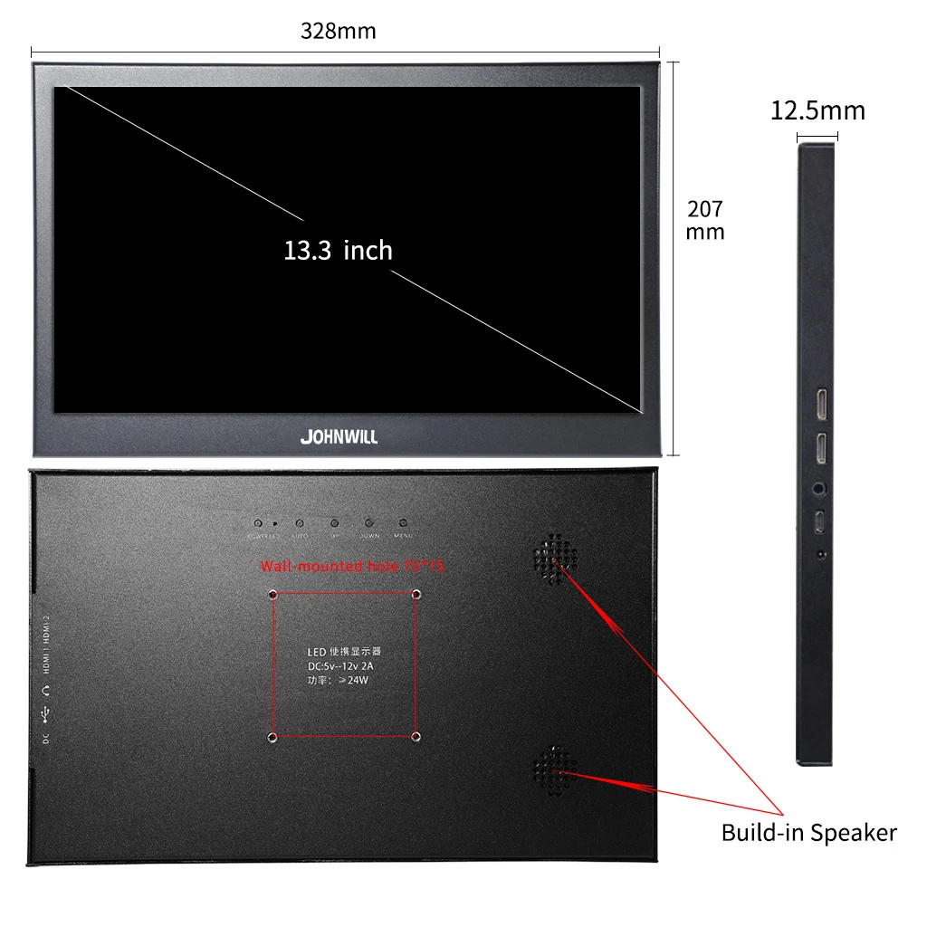 15,6 дюймов 1080P ips портативный HDMI планшет дисплей сенсорный экран lcd игровой монитор для ноутбука ПК Raspberry Pi PS4 Xbox360