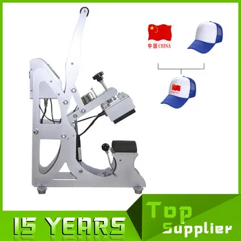  8cmx14cm Heavy Manual Semi Auto Hat/Lable 2 in 1 Digital Clamshell Baseball Cap Heat Press Transfer