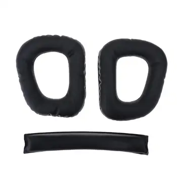 

1pc Replacement Ear Pads Headband Cushion for Logitech G930 Headphones Ear Pads for Logitech G930 Headsets Earpad Earbug Earplug