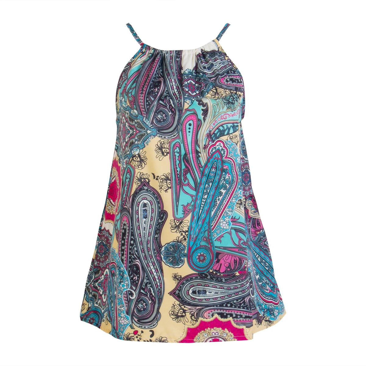 New Design Summer Dress New Women Casual Dress Floral Flower Sleeveless