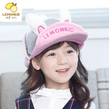 Baby fashion hat and infant children thickened flanging Cap Hat boy girl peaked cap