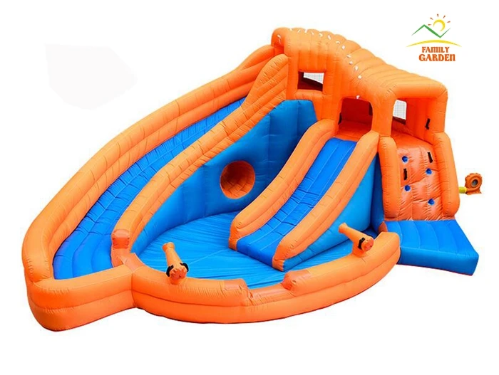 

Family Garden Climb 'n' Slide - Inflatable Outdoor Water Slide and Climbing Wall For Sale