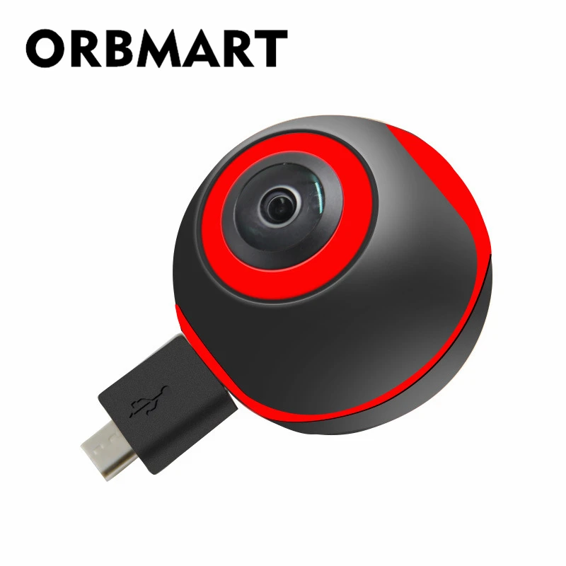 

ORBMART 360 Degree Panoramic VR Camera Lens Full View Double Dual Shot For Samsung LG Sony Asus OPPO Android Smartphone
