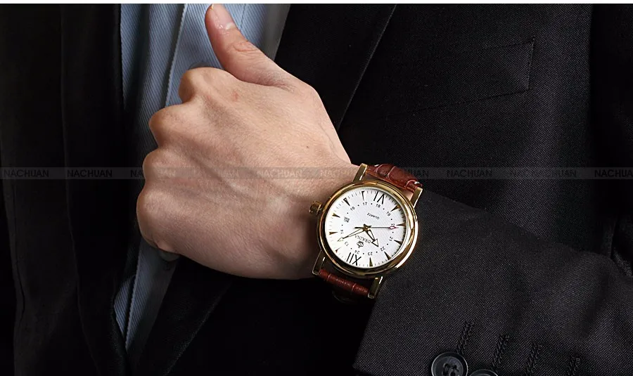 MG. ORKINA мужские часы Роскошный Золотой чехол светящийся шпильки orologio uomo Автоматическая Дата Япония Miyota механизм Kol Saati