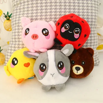 

Cartoon Cute Interactive Toys Small Size Fabric Soft Comfort Doggies Puppies Little Training Sound Squeaker For Chihuahua Yorkie