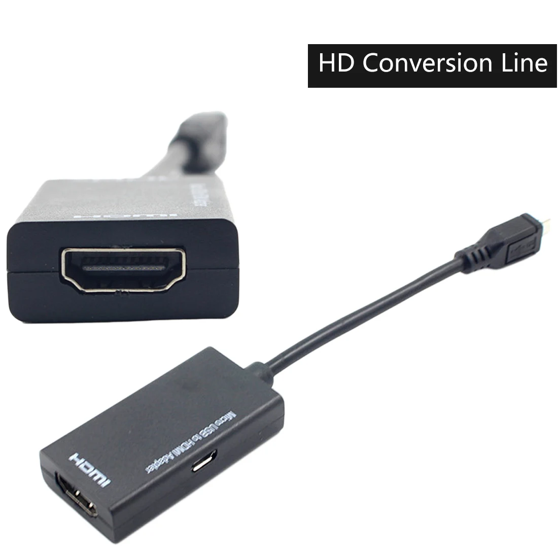 

Micro USB to HDMI Adapter Cable Mirco USB to HDMI HD Conversion Cable for Mobile Phone Tablet PC and other Devices
