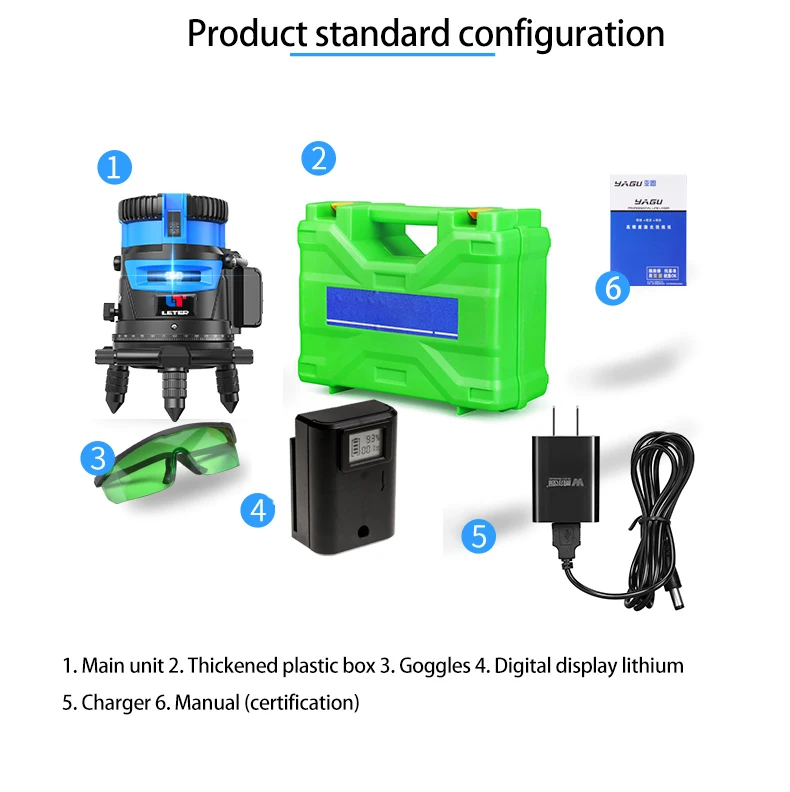 Зеленый лазерный нивелир лазер 2 линии 3 линии 5 линии плоский счетчик воды Высокоточный инфракрасный автоматический ролик