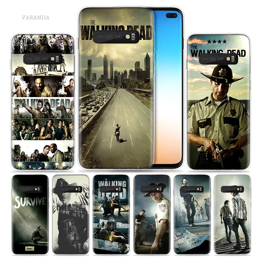 

The Walking Dead Case for Samsung Galaxy S8 S9 S10 5G S10e S7 Note 8 9 10 J4 J6 Plus J5 J8 2018 J3 Silicone Phone Bags Abdeckung