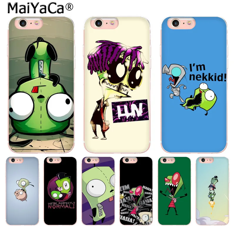 MaiYaCa invader zim Back phone Cover Soft TPU Cases for Apple iPhone 8