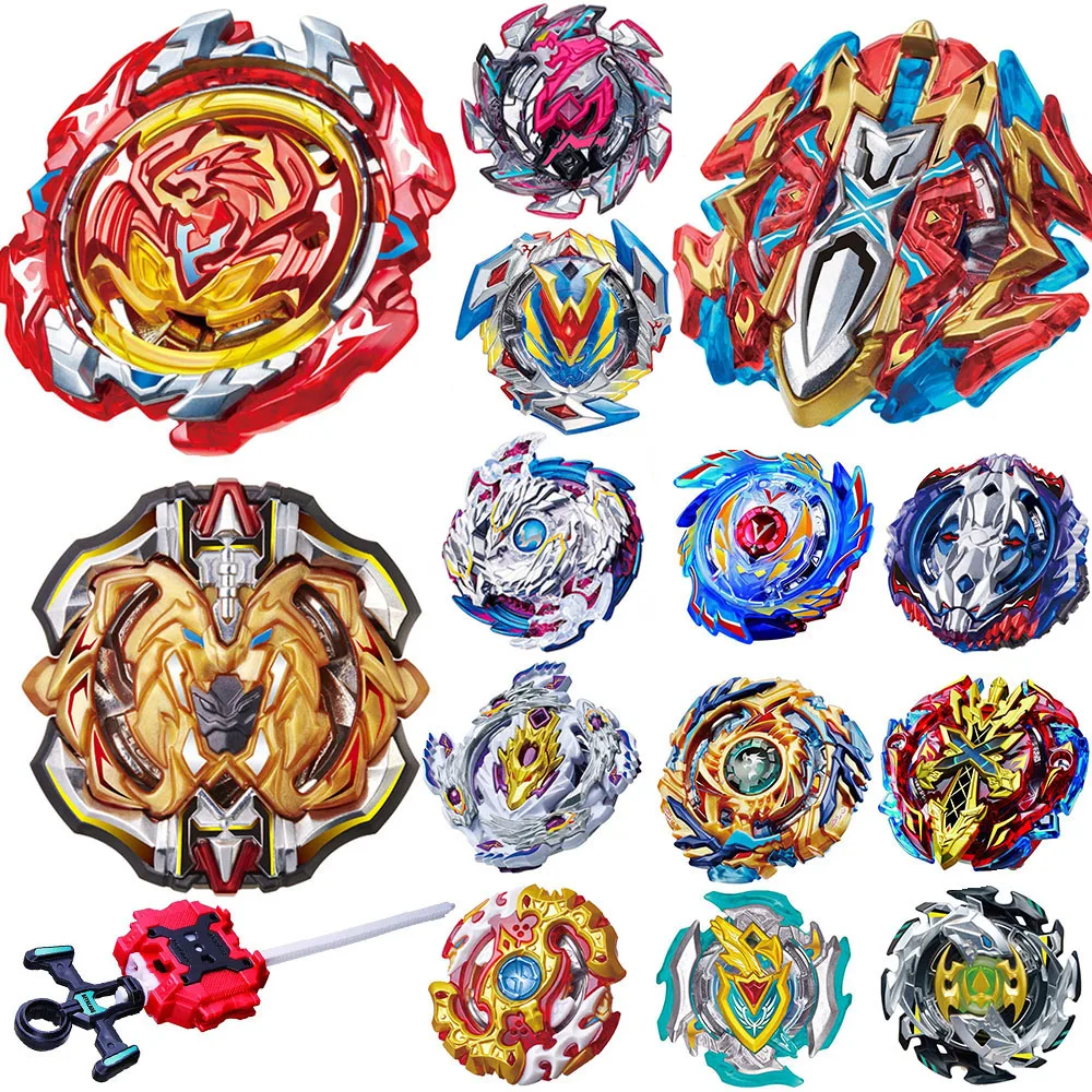 Забавный B-100 Beyblade burst стартер Bey Blade Лезвия Металл fusion bayblade с пусковым устройством высокая производительность battling top